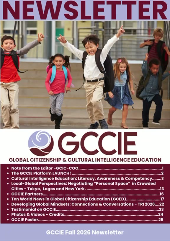 Cover of the GCCIE Fall 2026 Newsletter